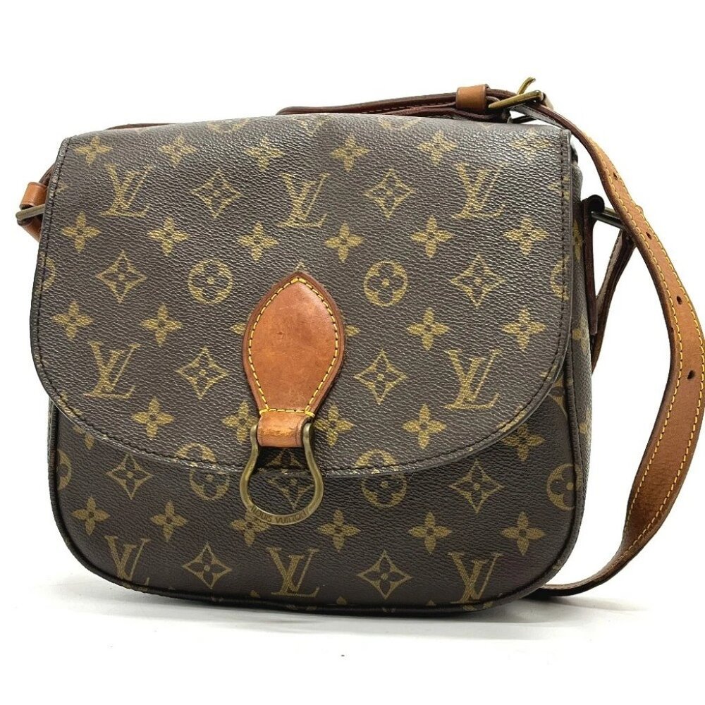 LOUIS VUITTON M51242 Saint CloudGM Crossbody Shoulder Bag MonogramCanvas Brown